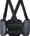 Rib Protector Vest For Kart Racing, Adults And Youth, Adjustable Chest Guard With Wide Straps, rear view, Track Ready Safety Gear XL