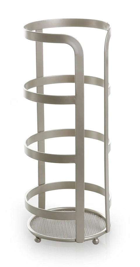 The Gladiator Toilet Paper Reserve Stand In Satin Nickel Free Standing Holder That Fits 3 Rolls No Brainer Space Saving