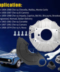 Beefed Up Bell Housing Kit With 11 Inch Clutch Fork Throwout Bearing And Cover For Chevy Camaro Chevelle Malibu Monte Carlo Corvette Caprice Bel Air Biscayne 1959 To 1988 Fits SBC BBC cast aluminum kit