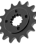 Gold O-Ring Drive Chain And Sprockets Kit For Honda XR650L 1993-2009 And 2012-2017, steel 15T front sprocket detail view