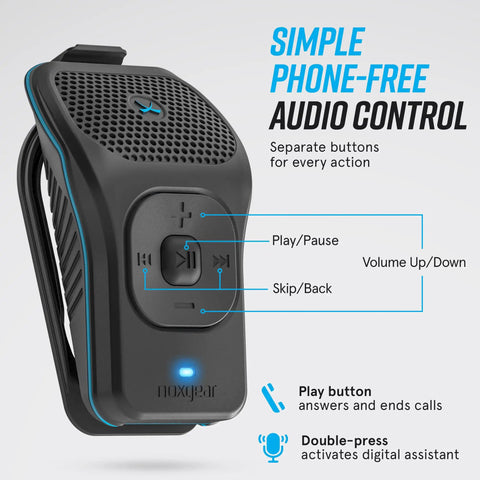 39G Wearable Bluetooth Speaker With Magnetic Clip On Waterproof For All Weather Up To 15 Hours Of Playtime Clip On Microphone Speaker
