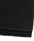 Close-up of black carbon pre-filter sheet, Replacement HEPA Filter Set For HAPF600 Series Air Purifiers Easy Swap With 3 H13 True HEPA And 6 Carbon Filters Compatible With HAP615 HAP625 HAP650 HAPF600 And BAP615 BAP625 BAP650.