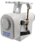 Industrial Sewing Machine Servo Motor 550W 110V High Torque with quiet operation and white finish for heavy duty stitching.