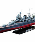 Premium Mogami Aircraft Carrier Model Kit In 1/350 Scale Detailed Plastic Assembly Set showcasing detailed exterior with aircraft on deck.