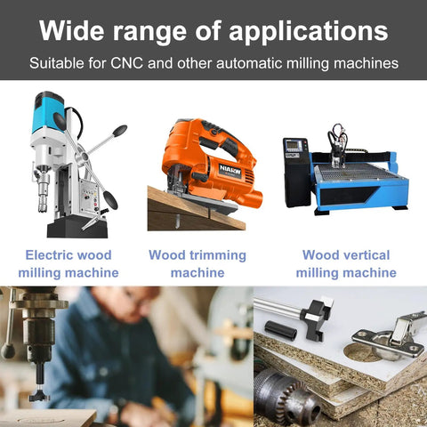 CNC and automatic milling machines for woodworking, including electric wood machine, trimming, and vertical milling machine.