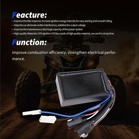 CDI Module Box for Polaris Sportsman 335 1999 2000 400 2001 2002 500 1996 2001 6X6 2000 2002 Scrambler 500 Magnum 425