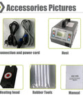 Components of Paintless Dent Repair Kit With Induction Heater For Quick Dent Removal, 1000W PDR Tool shown with cords and manual