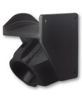 Kick The Clutter To The Curb With This Hella Tough J1772 Electric Charger Wall Mount Holder And Cable Organizer side view of black PETG bracket.