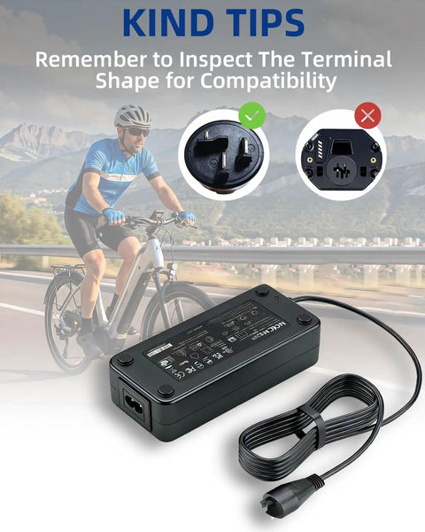 Fast 42V 2A Smart Charger For Bosch E Bike Batteries 36V Lithium Compatible With Performance Line Active Line CX Models Compact Design