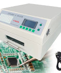 Benchtop Reflow Oven With 1500W Infrared Heater And Hot Air Circulation For PCB SMD SMT BGA Rework machine with power cord