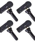 TPMS Sensors Set Of 4 Pre Programmed 433MHz Tire Pressure Sensor For RAM 1500 DT 2019 2024 Six Lug Replacement 68293199AA OBD II Relearn Required Professional Install Advised, four black sensors