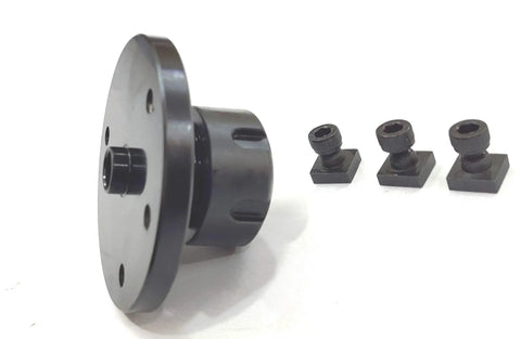 ER25 collet adaptor and M6 clamp hardware for Dope 3 Inch Tilting Rotary Milling Indexing Table With 80mm Clamp Kit