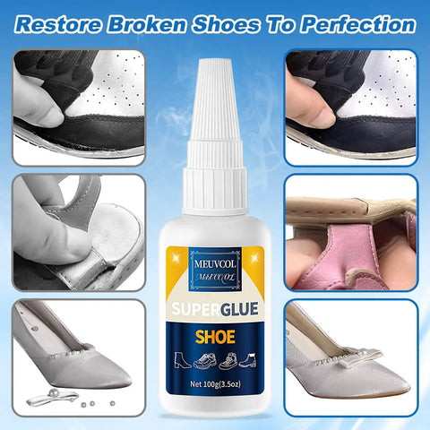 Heavy Duty Shoe Glue 100g Clear Adhesive For Rubber Soles And Leather Waterproof Sneaker Glue For Boots Heels Tennis Shoes Insole Repair Strong Boot Fix Ultimate Shoe Repair Kit with shoe repair examples