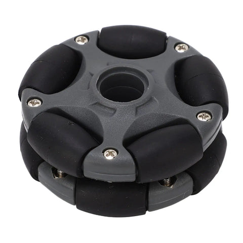 58mm Plastic Omni Wheel For Robot Car - Double Row, 360 Degree Rotating Omni Directional Wheel