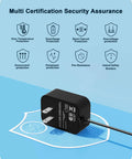 Waterpik Compatible Charger Cord For Water Flosser WP360 WP360W WP450 WP450W WP462 WP462W Two Prong Replacement Power Adapter