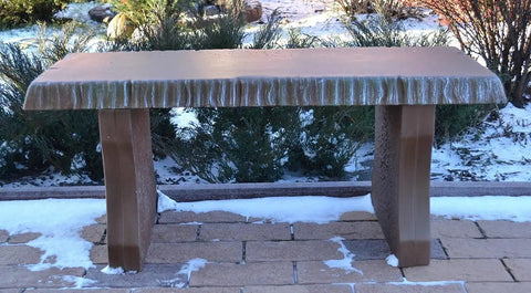 DIY Concrete Bench Mold Set Three Piece For Outdoor Patio Garden Benches Easy To Use Top Bench Forty Inch Long And Two Leg Molds Reusable Casting Tool Model B04 Kit