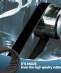 Top Shelf Drill Press Drive Belt Replacement V Belt Runs Slick And Takes Extreme Torque High Strength Rubber Fiber Reinforced in use on drill press.
