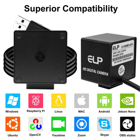 Ultra HD 48MP USB Camera With 8000x6000 Resolution Auto Focus In 200ms Plug And Play UVC Industrial Camera For 3D Printers And Machine Vision Color Accurate High Definition Imaging For Tight Tolerance Work