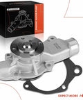 Engine Water Pump With Gasket Replacement For Jeep Cherokee XJ 1987-2001 Comanche MJ 1987-1992 Wagoneer 1987-1990 And Eagle Premier 1988-1989 2.5L OHV And 4.0L Engines, front view with packaging