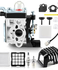 Carburetor Replacement Kit For SRM 2620 Trimmer With Air Filter Pre Filter Air Filter Cover And Fastener Knob Beefed Up Fuel Line