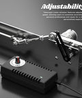 Reciprocating 24V DC Linear Actuator with Adjustable Stroke from 1.18 to 5.91 Inches 120 RPM Variable Speed shown with controller