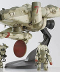 MK03 Lunadiver Stingray 1 35 Scale Model Kit With Pilot Dope Detail And Display Stand 169 Parts on gray stand