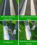 Installation process of Premium Artificial Grass Roll 1.5M By 4M UV Resistant Non Toxic Synthetic Turf Mat for lawns, patios.