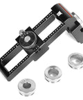 Universal Deluxe Cross Dowel Jig And Drill Guide Kit for Precise Wood Joints with CNC machined aluminum construction and steel bushings