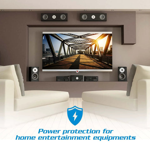 Line Interactive UPS 750VA 450W With 12 Outlets, AVR, LCD Display, USB Charging, Coaxial Port, 120V, Quiet, Reliable Power Backup For Home And Office, Protects Devices And Data, 3 Year Warranty