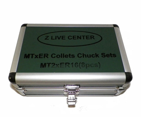 Carrying case for Beefy Pro-Grade MT2 Morse Taper Collet Chuck Tool Holder Set With ER16 Collets