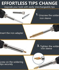 Pro Grade Heat Set Insert Tips For Threaded Inserts M2, M2.5, M3, M4, M5, M6, M8 And One Quarter Inch installation guide