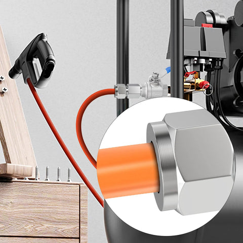 304 Stainless Steel Compression Tube Fitting Connector One Half Inch Tube OD To One Half Inch NPT Female Straight Adapter for lines