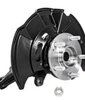 Front Right Steering Knuckle With Wheel Bearing Hub Assembly For 2007 To 2012 Hyundai Elantra Passenger Side Replacement ABS Compatible