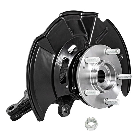Front Right Steering Knuckle With Wheel Bearing Hub Assembly For 2007 To 2012 Hyundai Elantra Passenger Side Replacement ABS Compatible