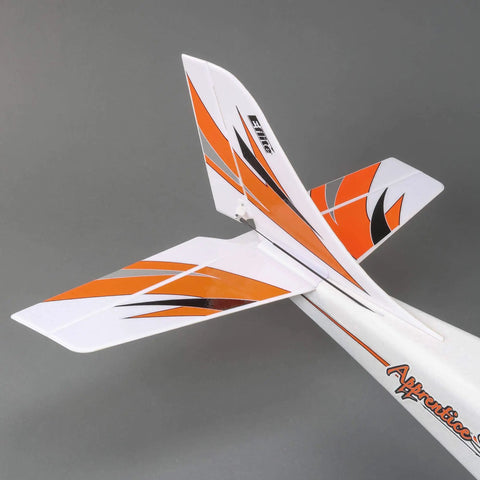 Big 1.5 Meter RC Airplane Trainer With Safe Flight System, BNF Basic, Easy To Fly For Beginners At The Club Field, tail view