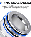 44Mm Wheel Bearing Grease Tool For Polaris RZR And Sportsman Models close-up with O-ring seal design