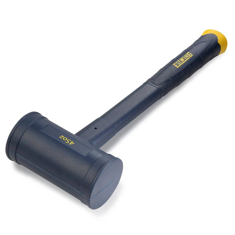 Dead Blow Hammer 45 Oz Beefy Mallet With No Mar Polyurethane Face And Cushioned Grip For Vibration Dampening And Quiet Yet Powerful Strikes