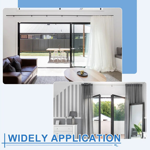 Heavy Duty 4 Pack Curtain Hanging Wheels For Slick Rolling On Silky Smooth Window Track Rollers And Effortless Glide Pulleys Premium Silver Drape Trolleys For Home Upgrade used in modern living room and bedroom settings.