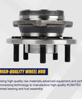 Side view of 2 Pack Beefed Up Front Wheel Hub And Bearing Assembly For 1999 To 2001 Jeep Cherokee And 2000 To 2006 TJ Wrangler