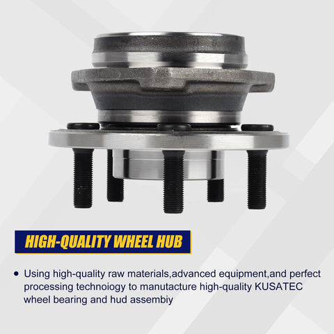 Side view of 2 Pack Beefed Up Front Wheel Hub And Bearing Assembly For 1999 To 2001 Jeep Cherokee And 2000 To 2006 TJ Wrangler