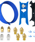Dope Bowden Tubing Kit 1M XS Series 1.75mm Filament With PC4 M6 And PC4 M10 Fittings Brass Nozzle Tube Cutter And Nozzle Wrench