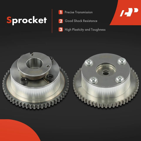 Close-up of sprockets from Six Piece Timing Chain Kit With Sprocket Tensioner And Guide For Hyundai Elantra 2011 2013 Elantra GT 2013 And Kia Soul 2012 2014 DOHC 1.8L 2.0L Fits DOHC Engines For Your Ride