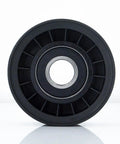 Top Tier Belt Idler Pulley 38009 Tensioner For Chevy Silverado GMC Savana Dodge Dakota Replaces 12552360 OEM Fit Steel Bearing Auto Parts black front view