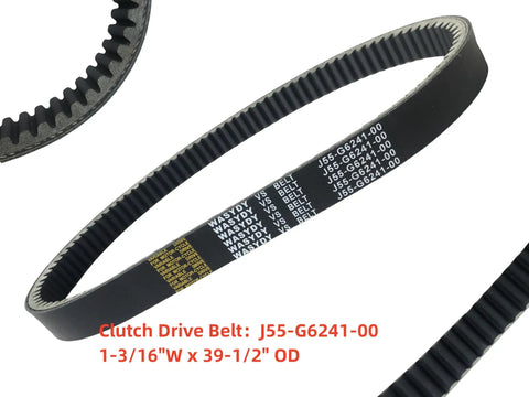 Beefed-Up Golf Cart Clutch Drive Belt J55-G6241-00 for Yamaha G2 G8 G9 G11 G14 G16 G20 G22 G29 Drive Gas 4 Cycle Models