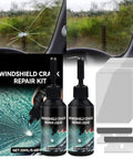 Cracks Gone Glass Repair Kit For Windshields And Screens Fast And Easy Fix For Chips And Cracks Nano Glass Repair Kit Portable Glass Repair Tool Set Save Time And Cash On Glass Damage with bottles, films, and scrapers