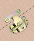 Heavy Duty 4 Piece Dining Table Locks For Rock Solid Alignment And Dead Set Anti Drift Prevention Featuring Tough Spring Loaded Steel Connectors.