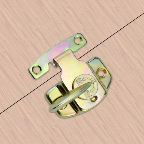 Heavy Duty 4 Piece Dining Table Locks For Rock Solid Alignment And Dead Set Anti Drift Prevention Featuring Tough Spring Loaded Steel Connectors.