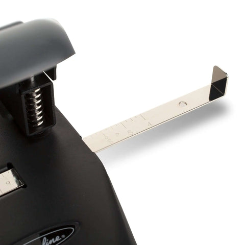 2 Hole Punch For Papers With 28 Sheet Capacity, Durable Metal Construction, Comfortable Padded Handle, Easy Lock For Storage, Alignment Guide