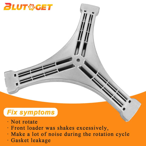 Washer Flange Shaft Assembly Kit For Samsung DC97-15491A Beefed-Up Replacement With DC60-40137A Spider Hex Bolts 6 Pack Replaces 2077008 PS4220876 EAP4220876