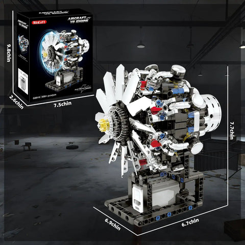 Mini Turbofan Engine Model Kit That Actually Runs Build Your Own Aircraft Engine With Motor STEM Mechanical Educational Toy